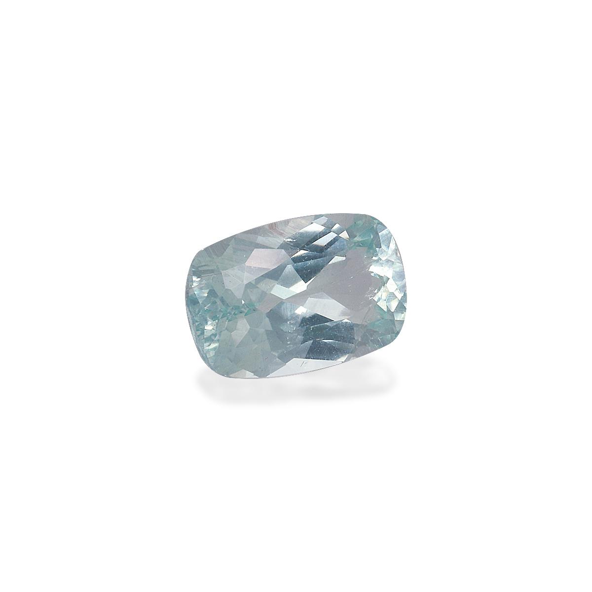 sky blue aquamarine, 2.77ct cushion cut — view 3