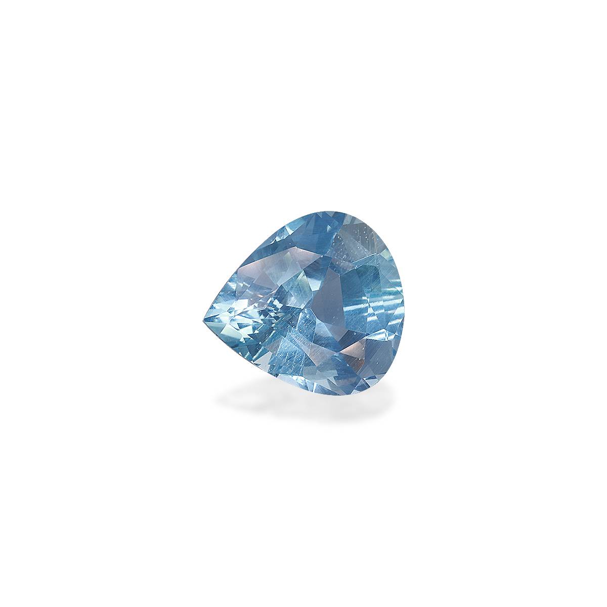ice blue aquamarine, 35.25ct pear cut — view 3