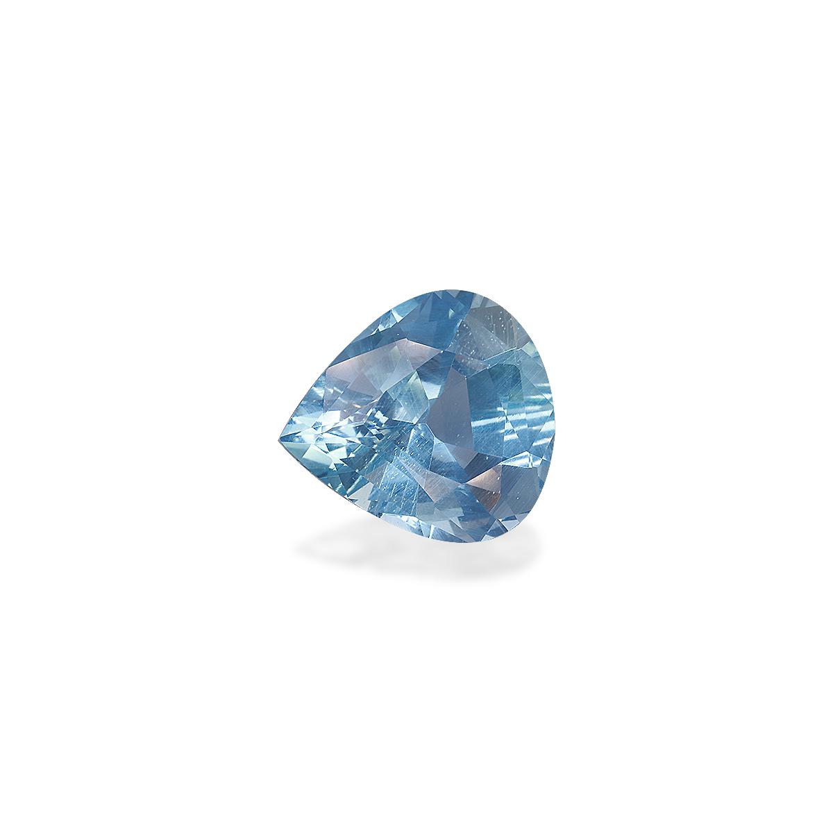 ice blue aquamarine, 35.25ct pear cut — view 3