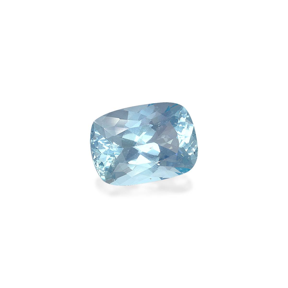 baby blue aquamarine, 23.32ct cushion cut — view 3