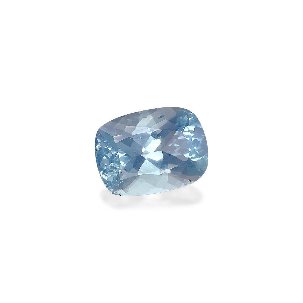baby blue aquamarine, 11.48ct cushion cut — view 3