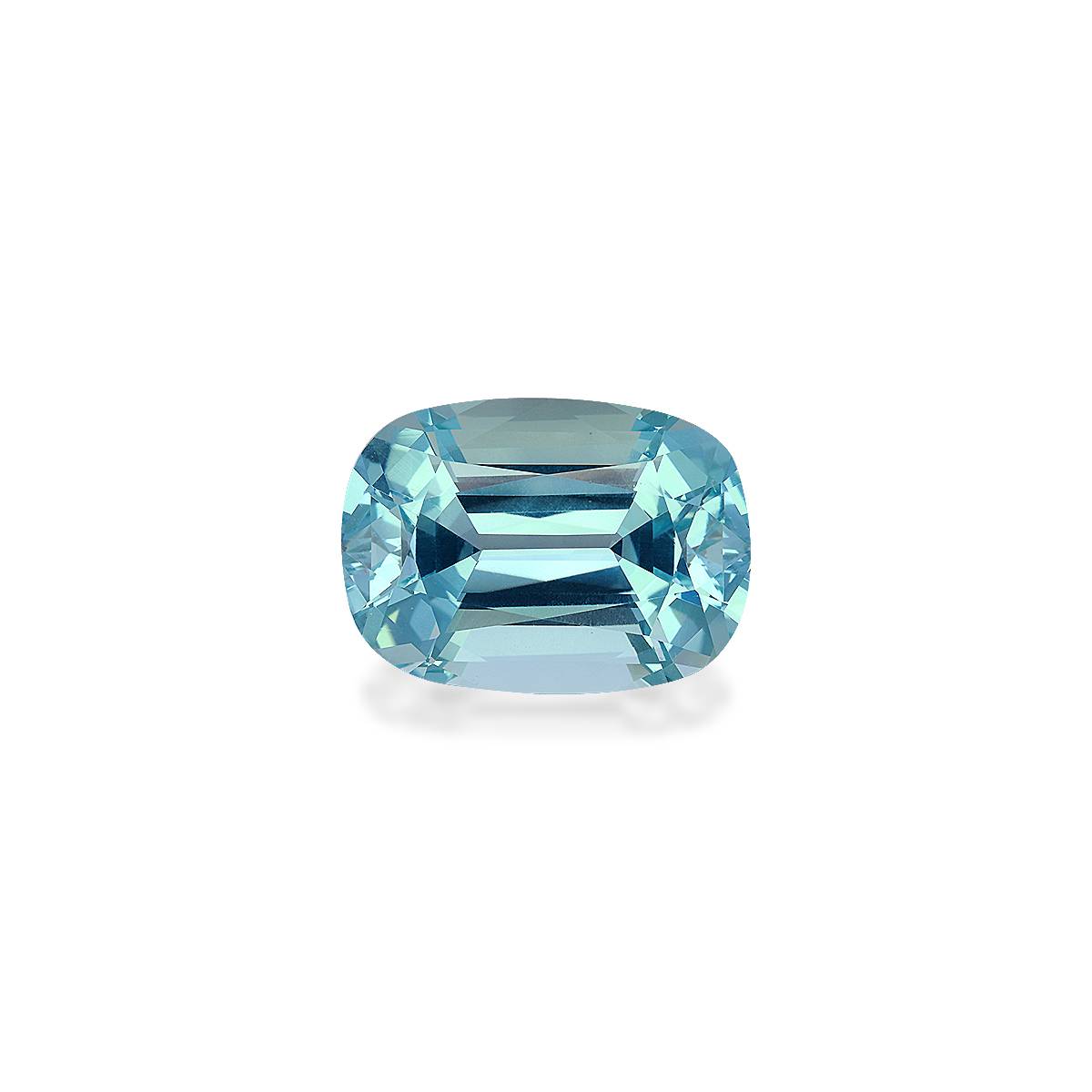 ice blue aquamarine, 57.55ct cushion cut — main view