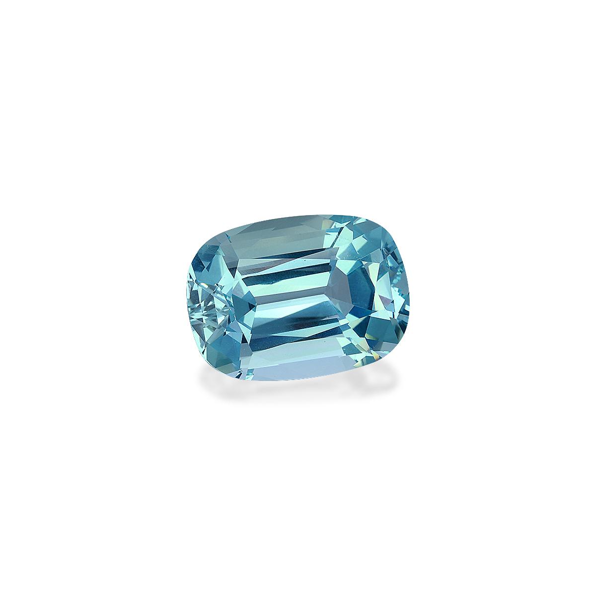 ice blue aquamarine, 57.55ct cushion cut — view 3