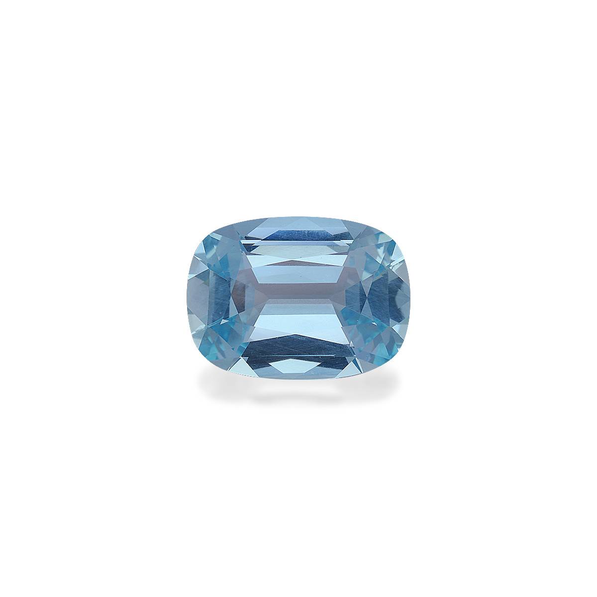 arctic blue aquamarine, 30.26ct cushion cut — main view