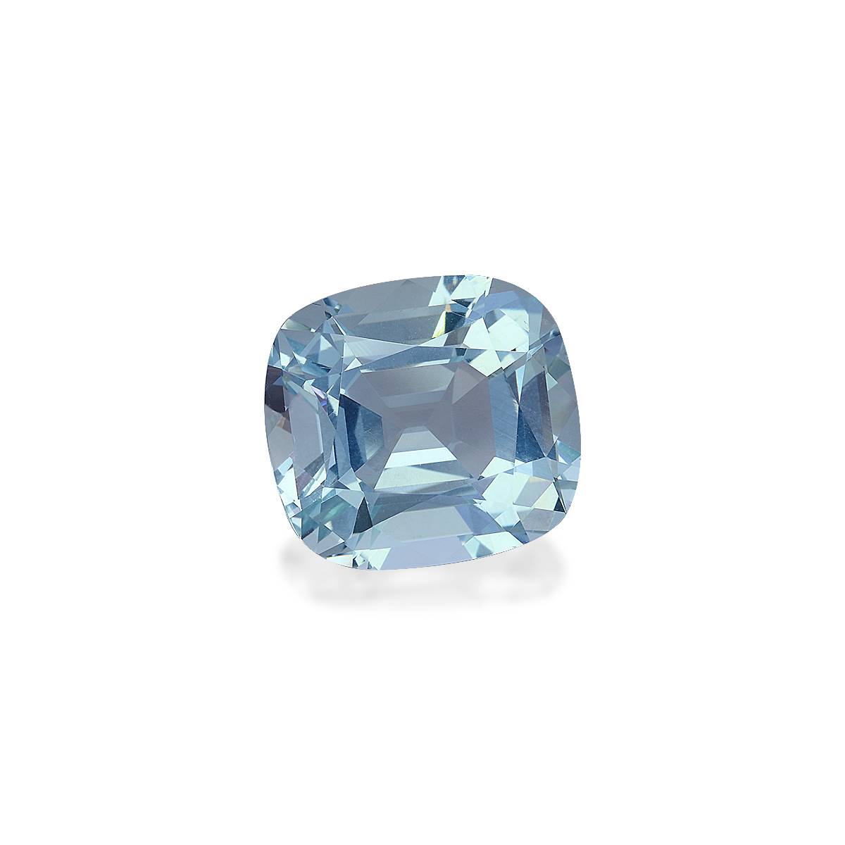 baby blue aquamarine, 45.82ct cushion cut — view 3
