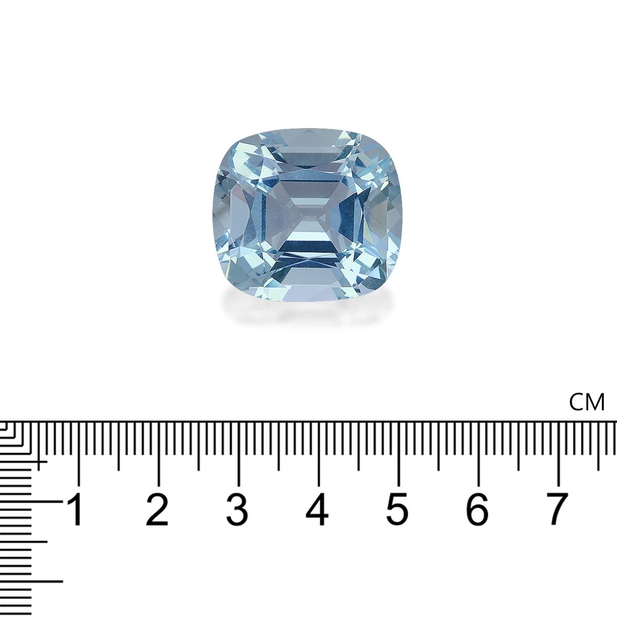 baby blue aquamarine, 45.82ct cushion cut — view 4