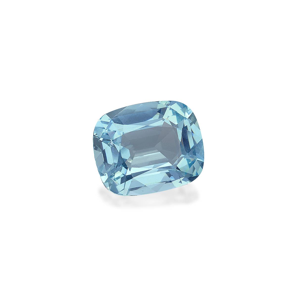 sky blue aquamarine, 30.02ct cushion cut — view 3