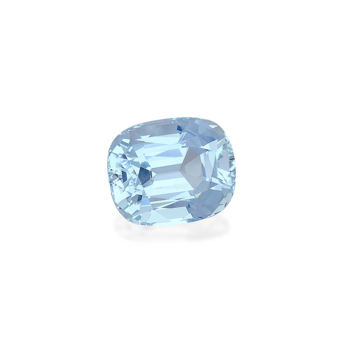 arctic blue aquamarine, 27ct cushion cut — view 3