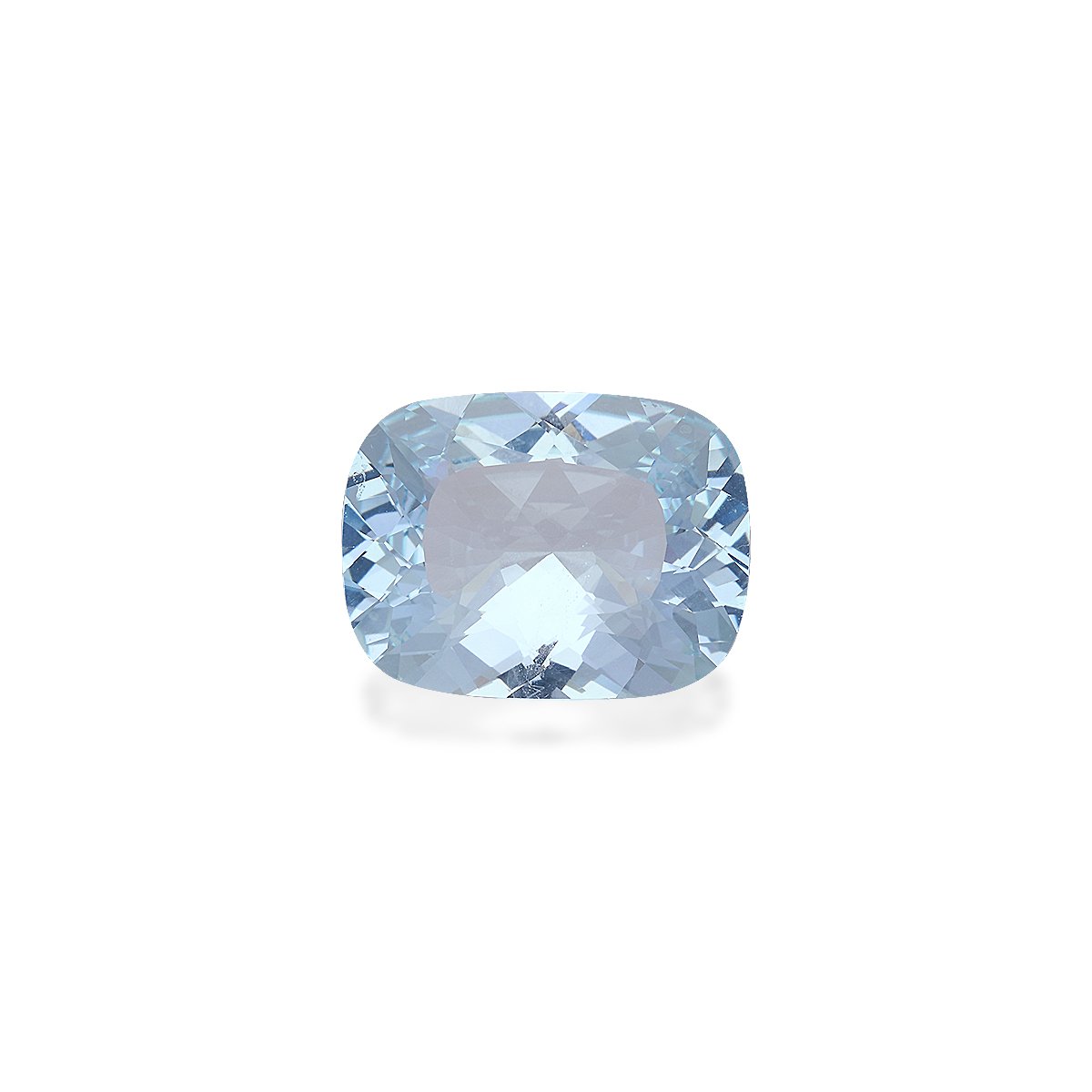 baby blue aquamarine, 11.06ct cushion cut — main view