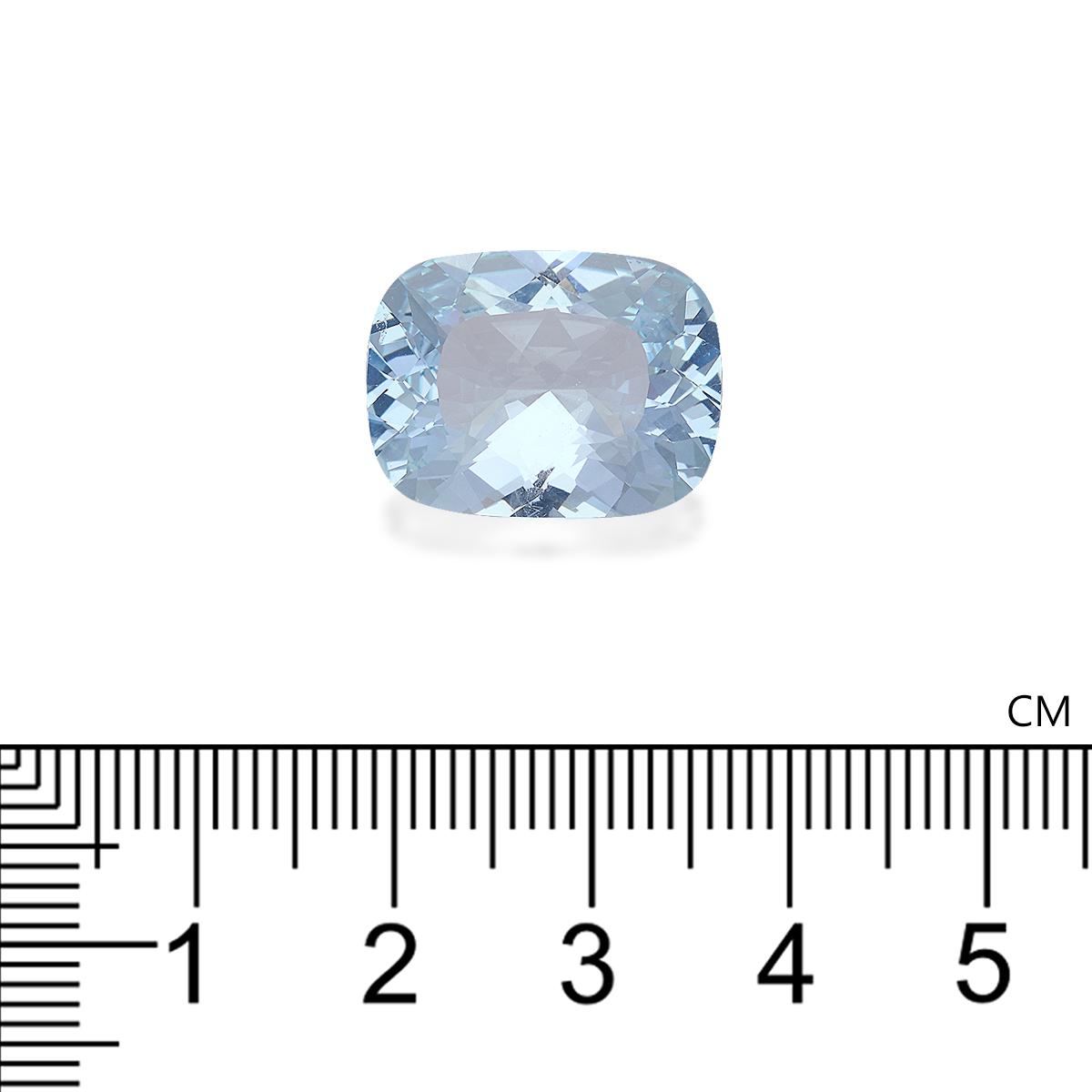 baby blue aquamarine, 11.06ct cushion cut — view 4