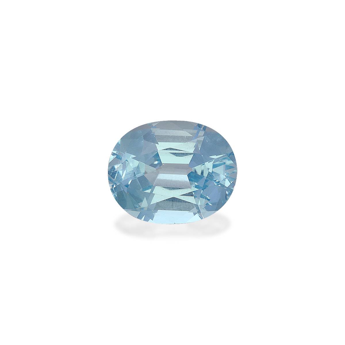 baby blue aquamarine, 4.01ct oval cut — main view