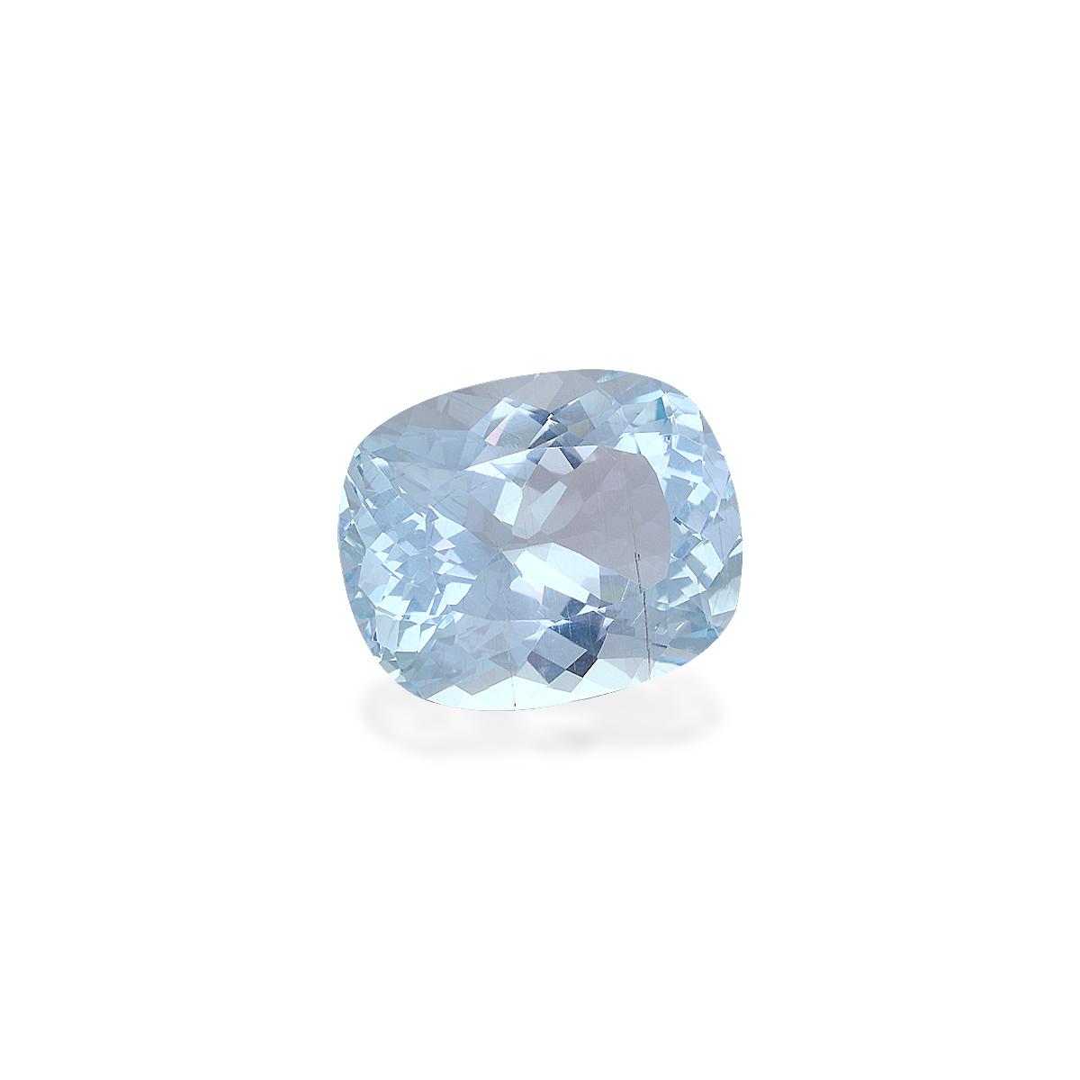 ice blue aquamarine, 10.49ct cushion cut — view 3