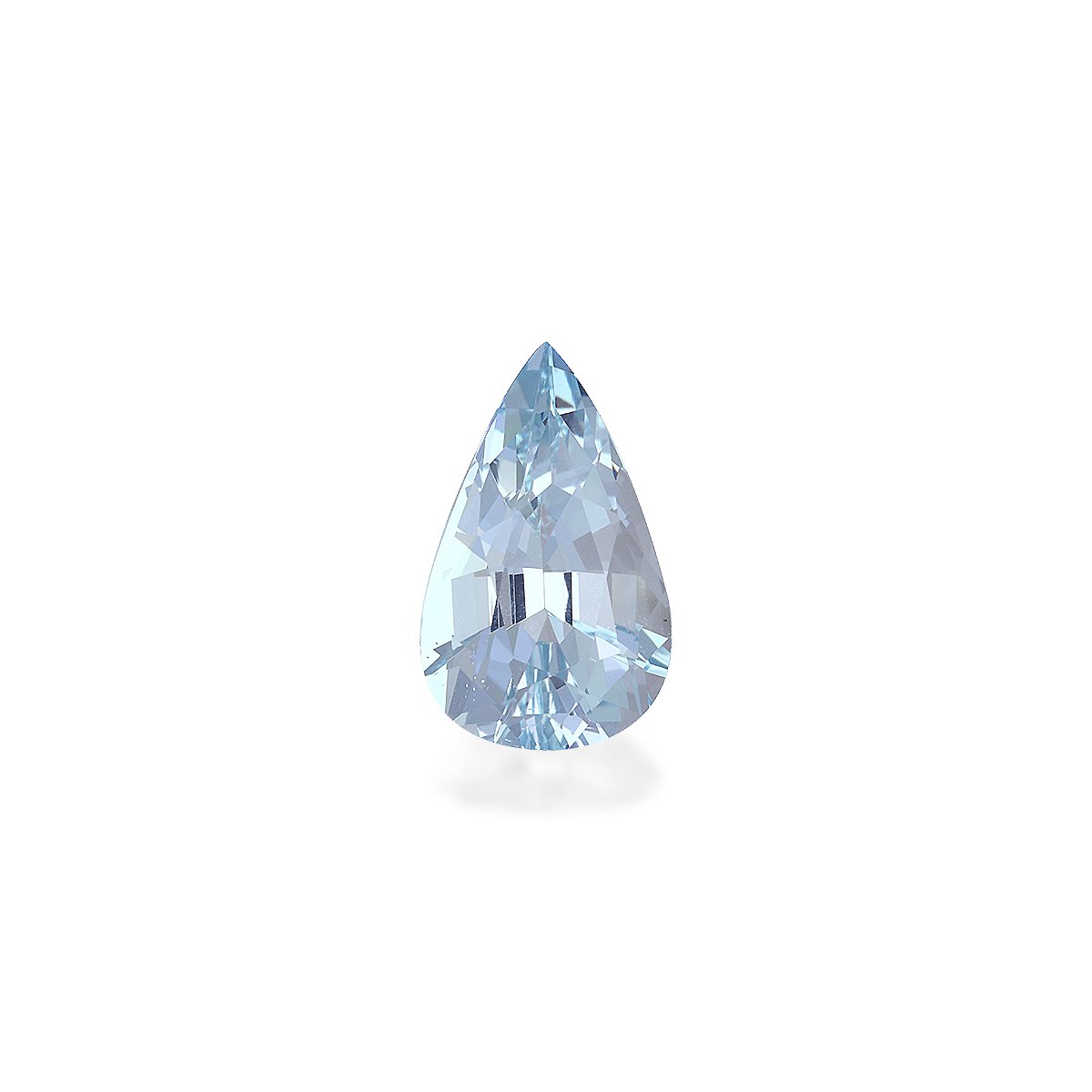 baby blue aquamarine, 6.72ct pear cut — main view