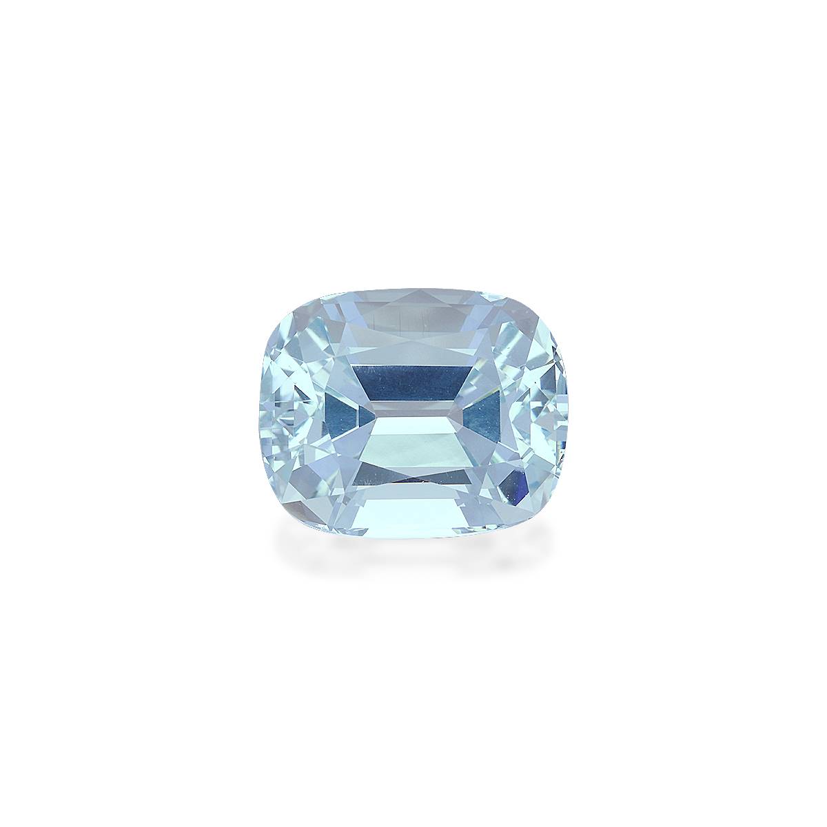 sky blue aquamarine, 12.38ct cushion cut — main view