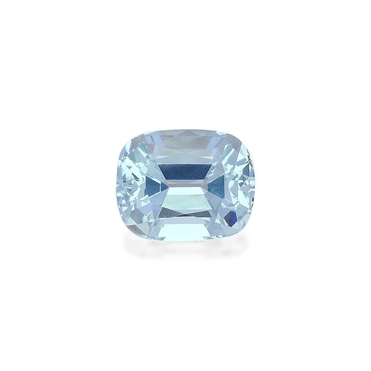 sky blue aquamarine, 12.38ct cushion cut — main view