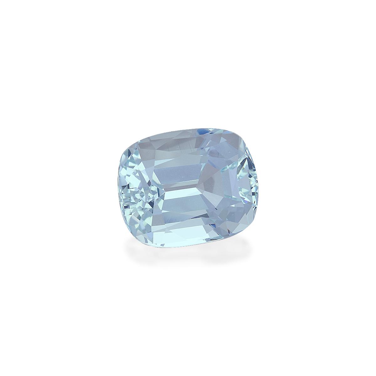 sky blue aquamarine, 12.38ct cushion cut — view 3