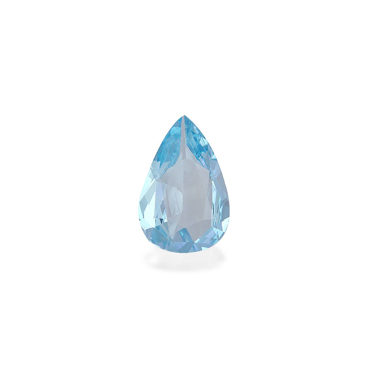 ice blue aquamarine, 5.18ct pear cut — main view