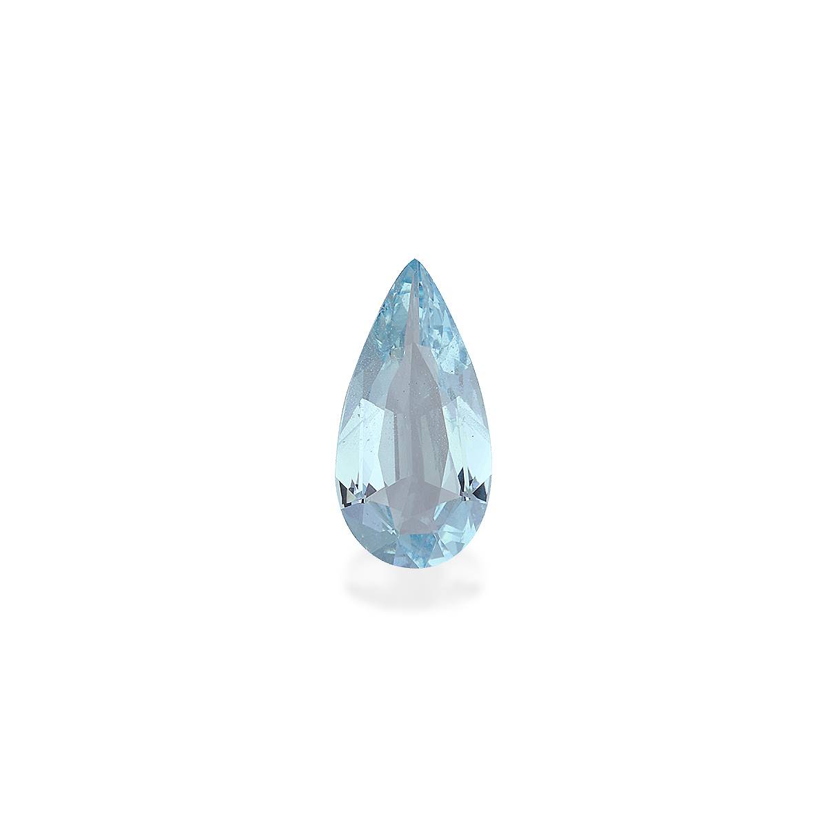 baby blue aquamarine, 3.51ct pear cut — main view