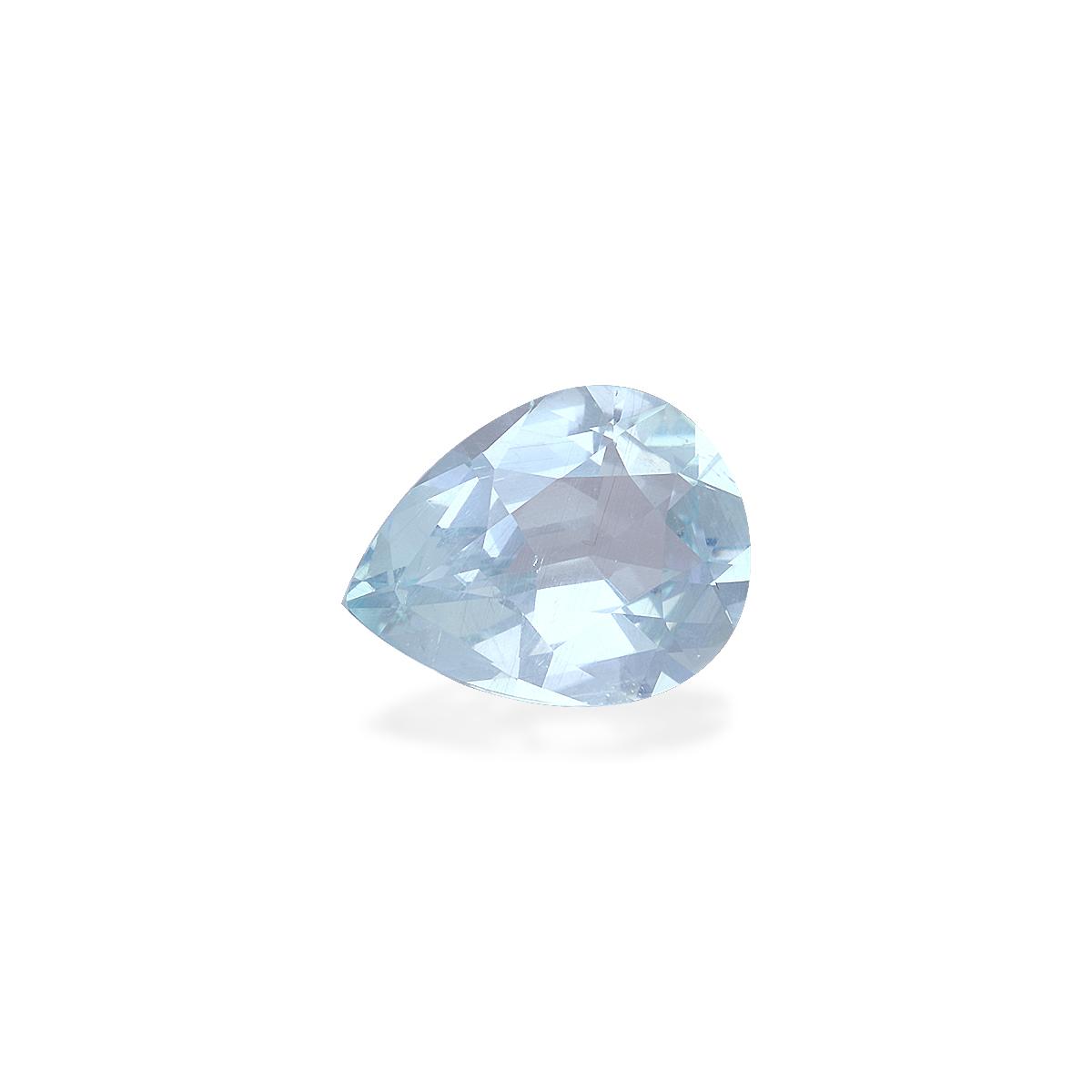 baby blue aquamarine, 6.06ct pear cut — view 3
