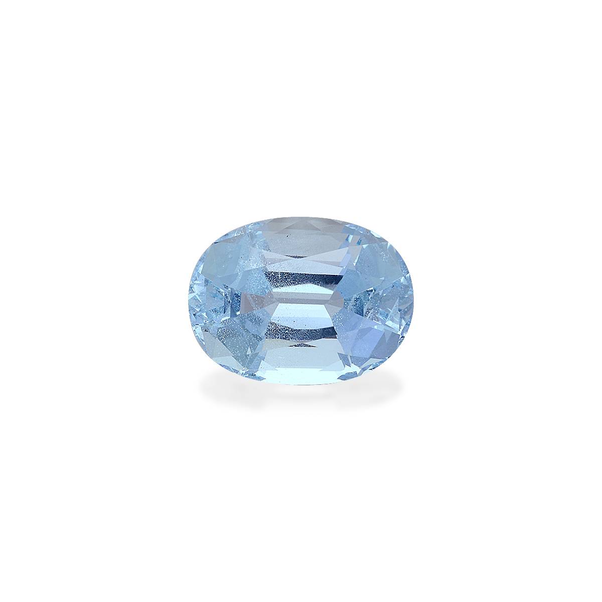 baby blue aquamarine, 6.43ct oval cut — main view