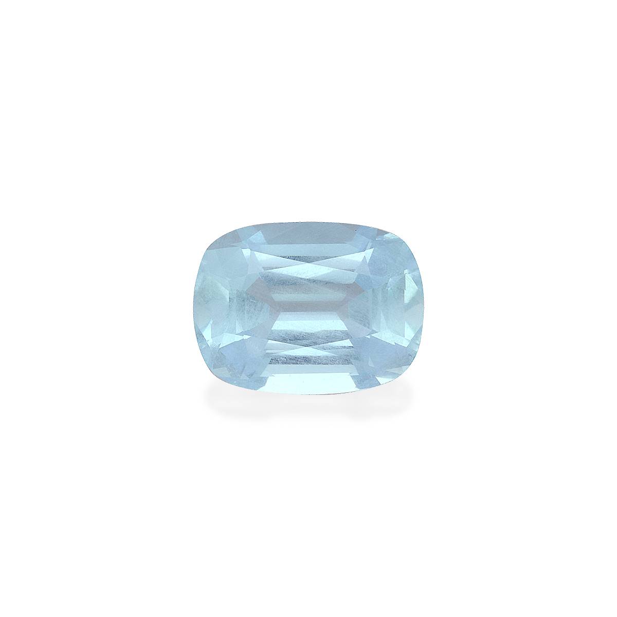 baby blue aquamarine, 9.9ct cushion cut — main view