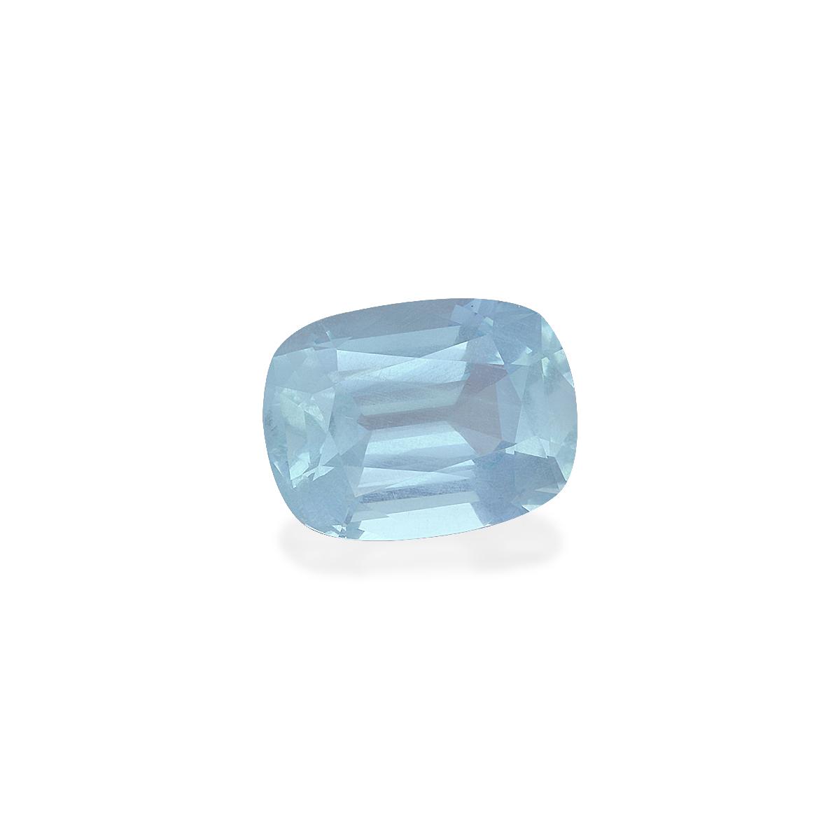 baby blue aquamarine, 9.9ct cushion cut — view 3