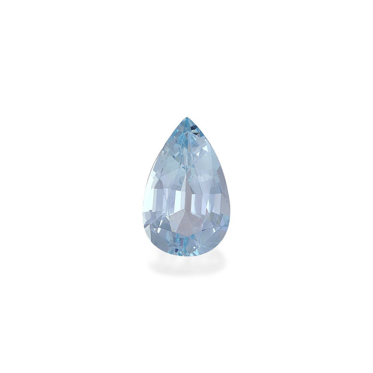 baby blue aquamarine, 15.33ct pear cut — main view