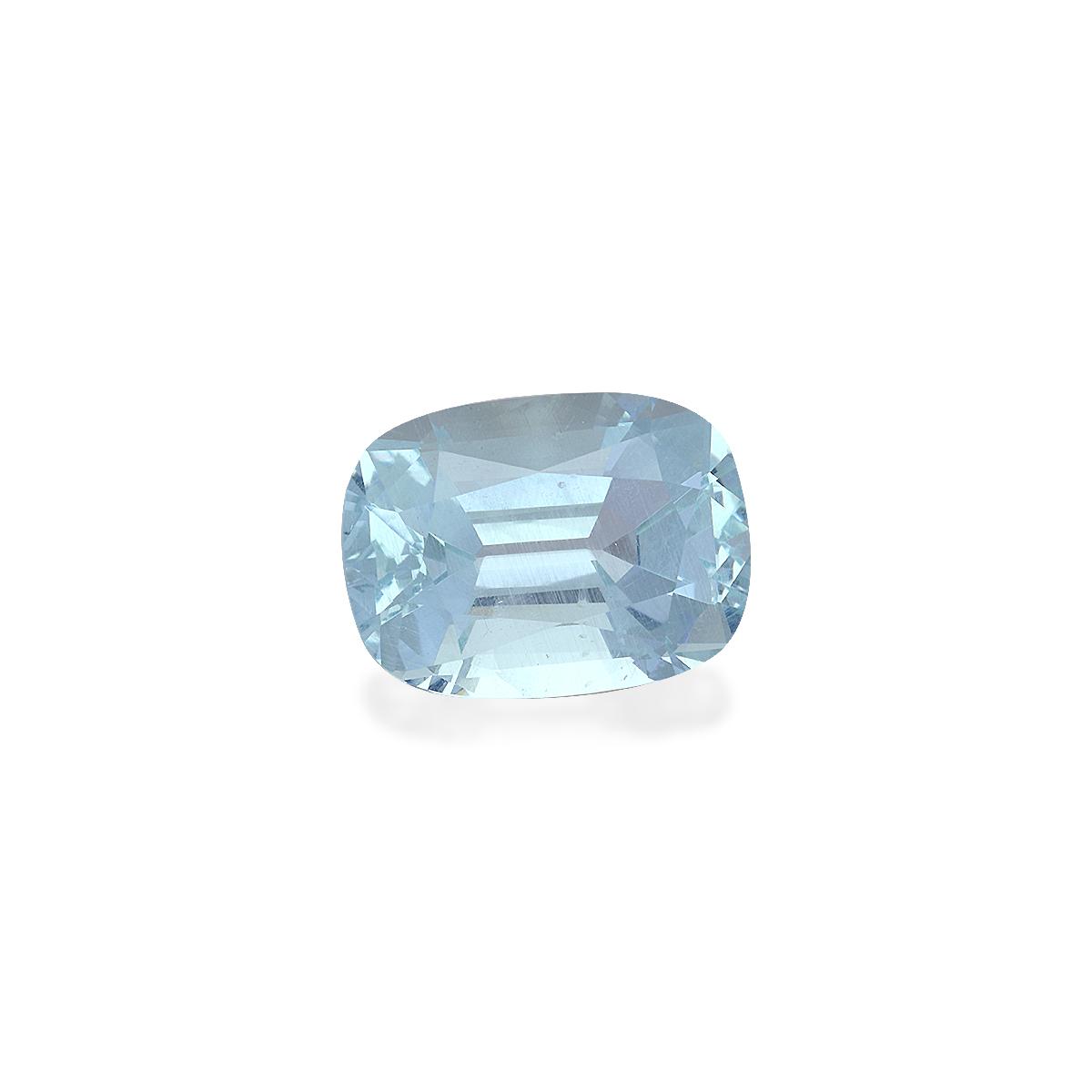 baby blue aquamarine, 6.65ct cushion cut — view 3