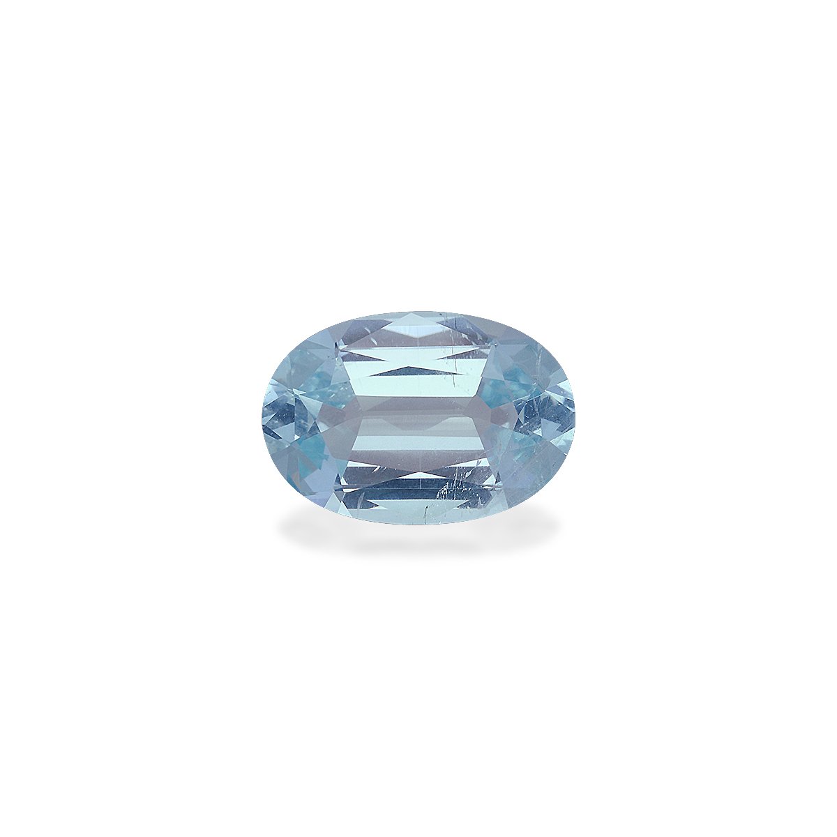 baby blue aquamarine, 4.17ct oval cut — main view