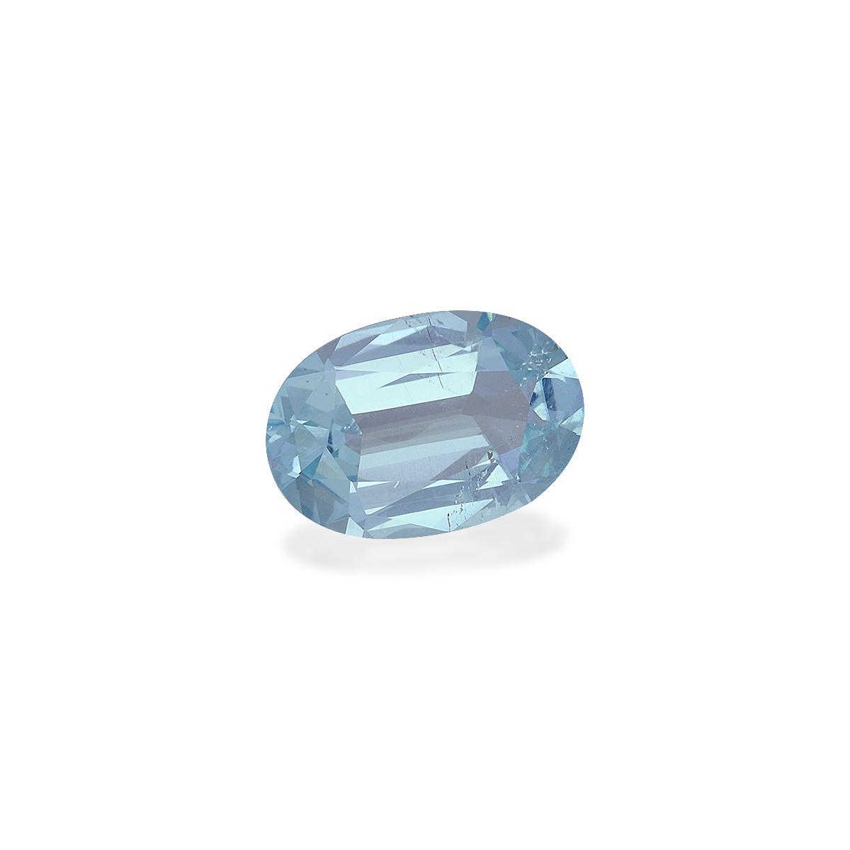 baby blue aquamarine, 4.17ct oval cut — view 3
