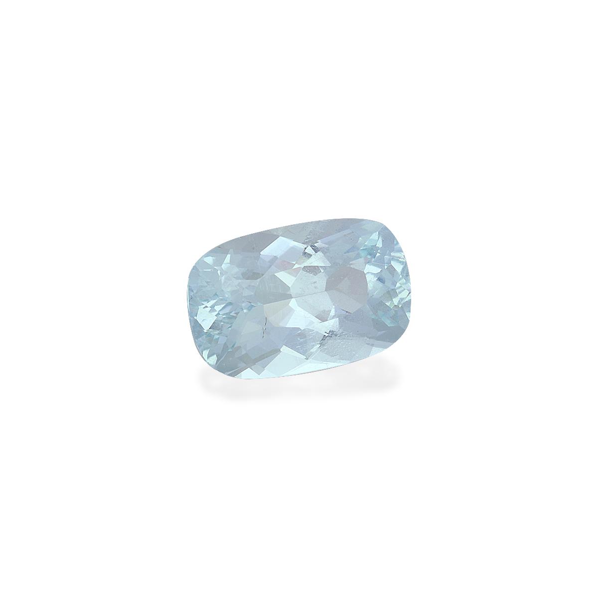 baby blue aquamarine, 3.41ct cushion cut — view 3