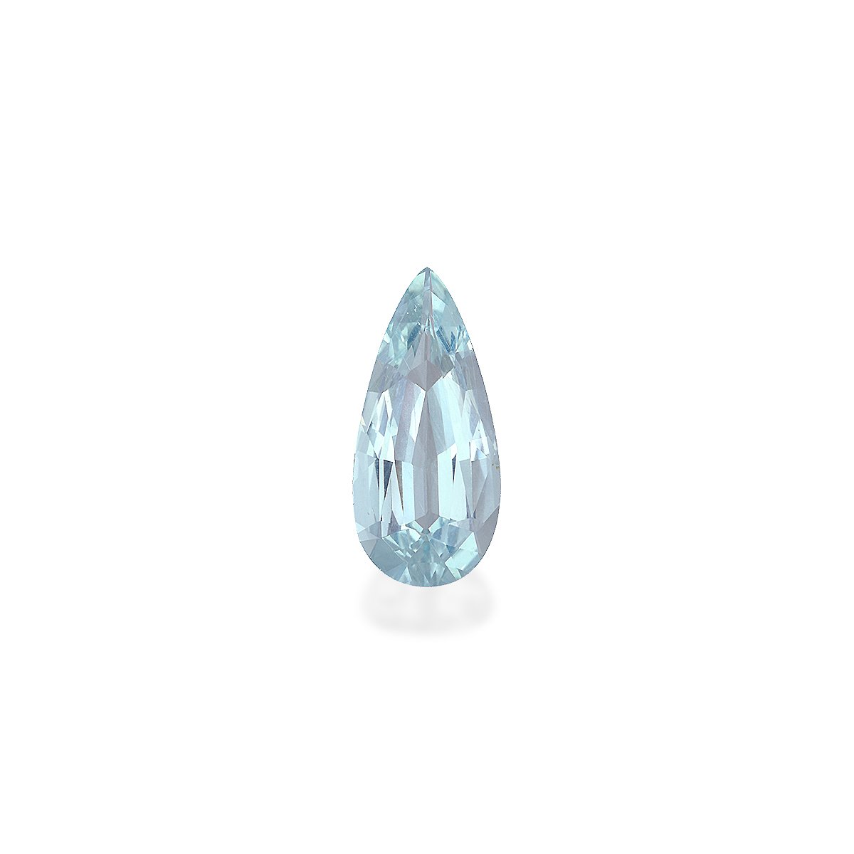 baby blue aquamarine, 3.23ct pear cut — main view