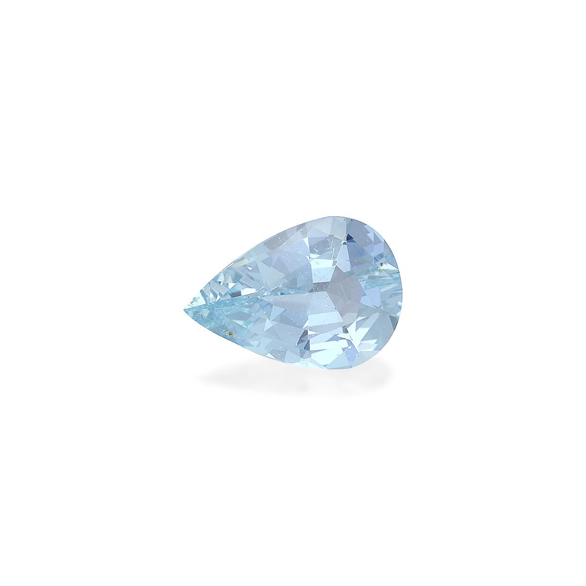 sky blue aquamarine, 5.66ct pear cut — view 3