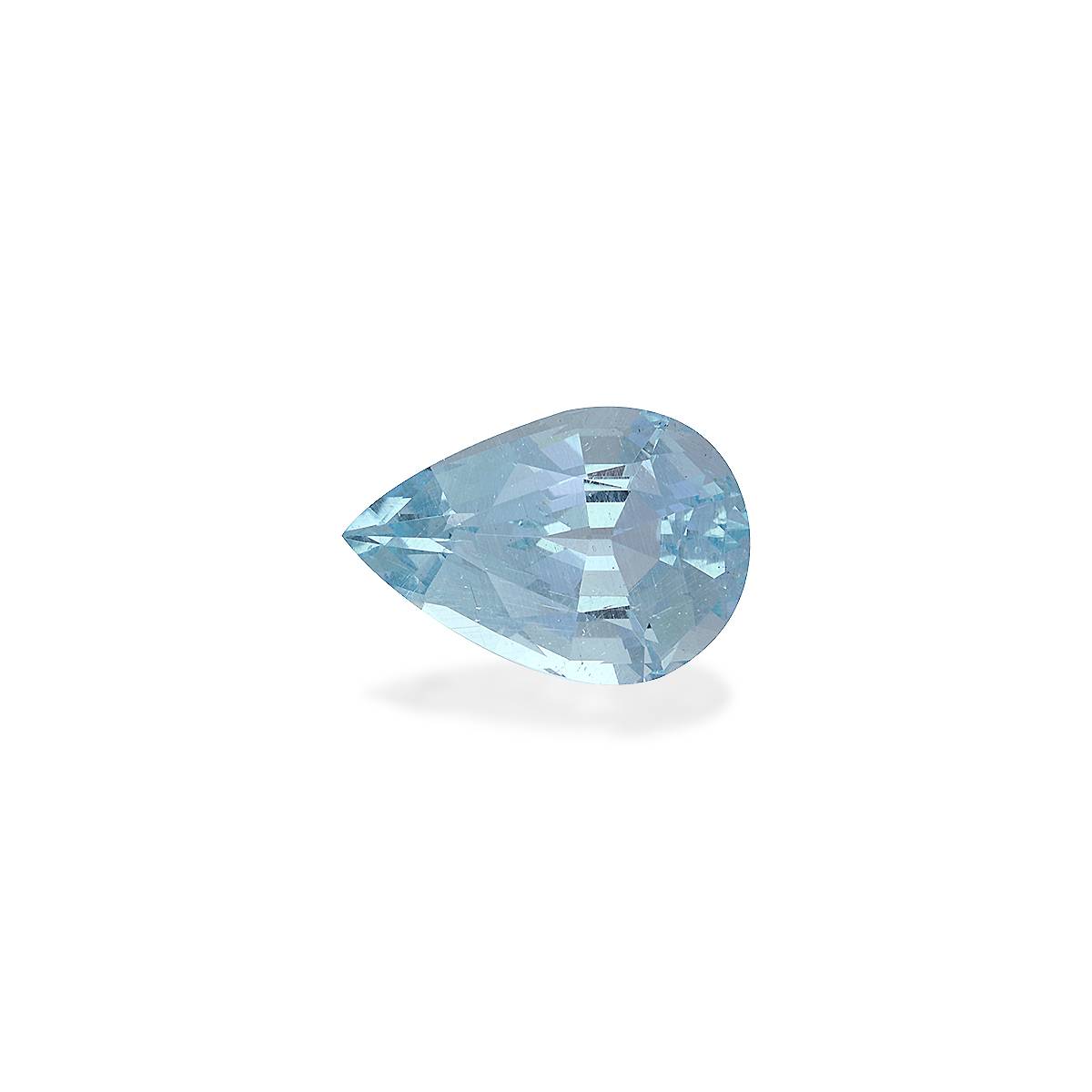 sky blue aquamarine, 14ct pear cut — view 3