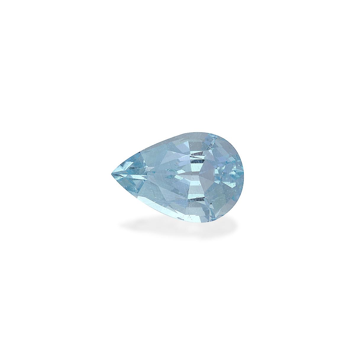 sky blue aquamarine, 14ct pear cut — view 3