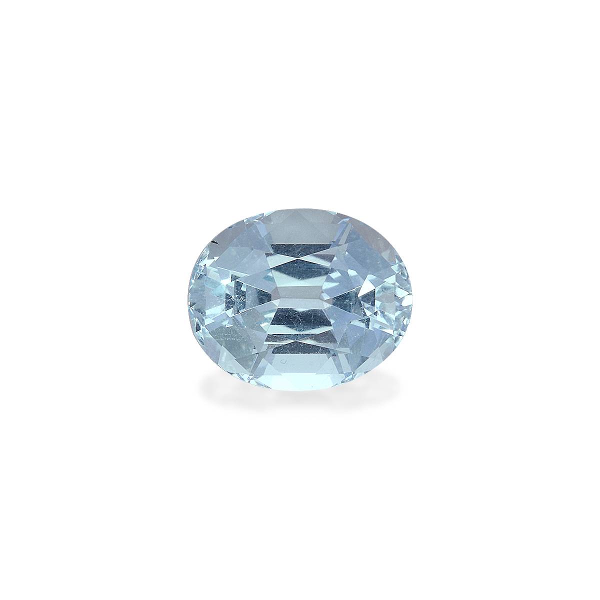 baby blue aquamarine, 3.69ct oval cut — main view