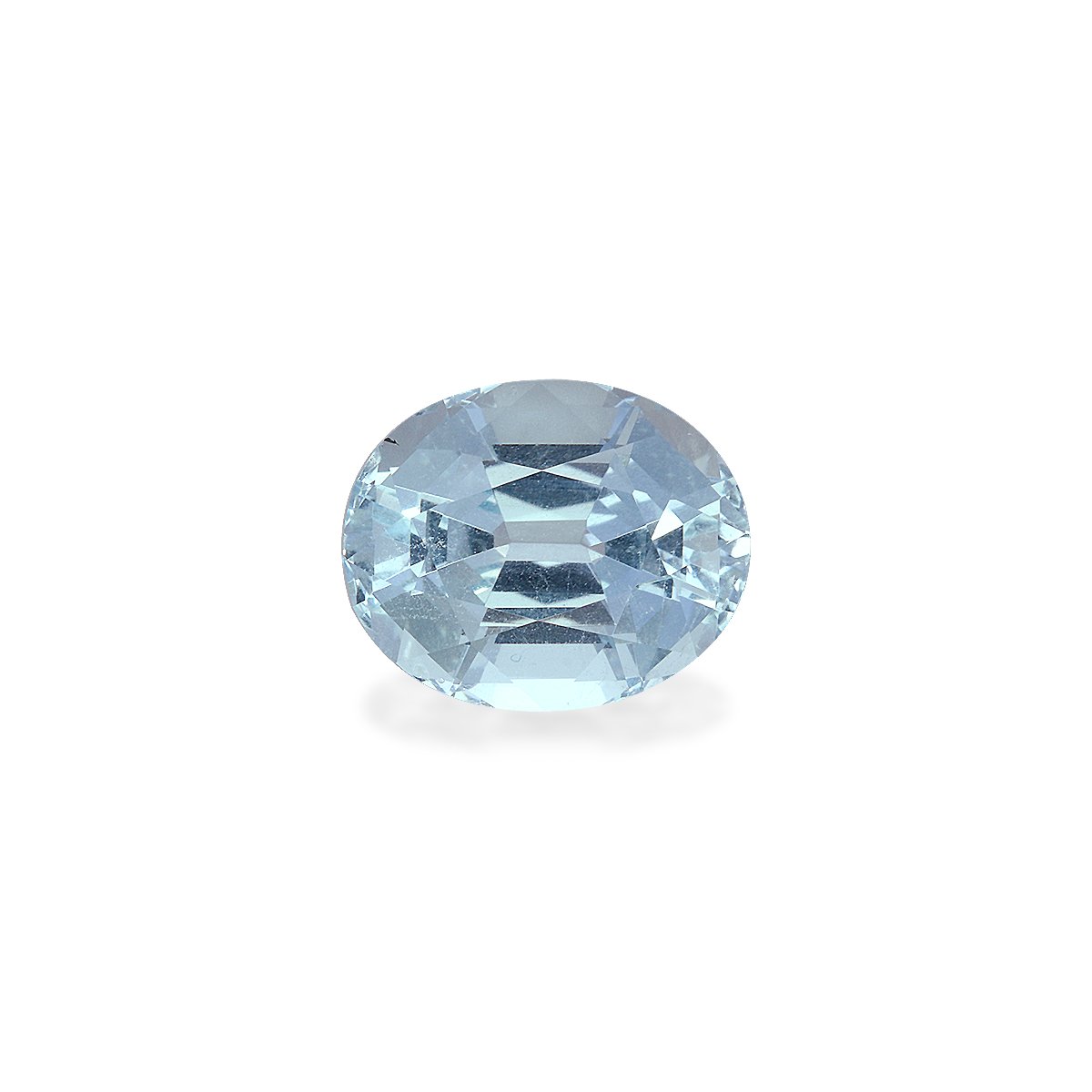 baby blue aquamarine, 3.69ct oval cut — main view