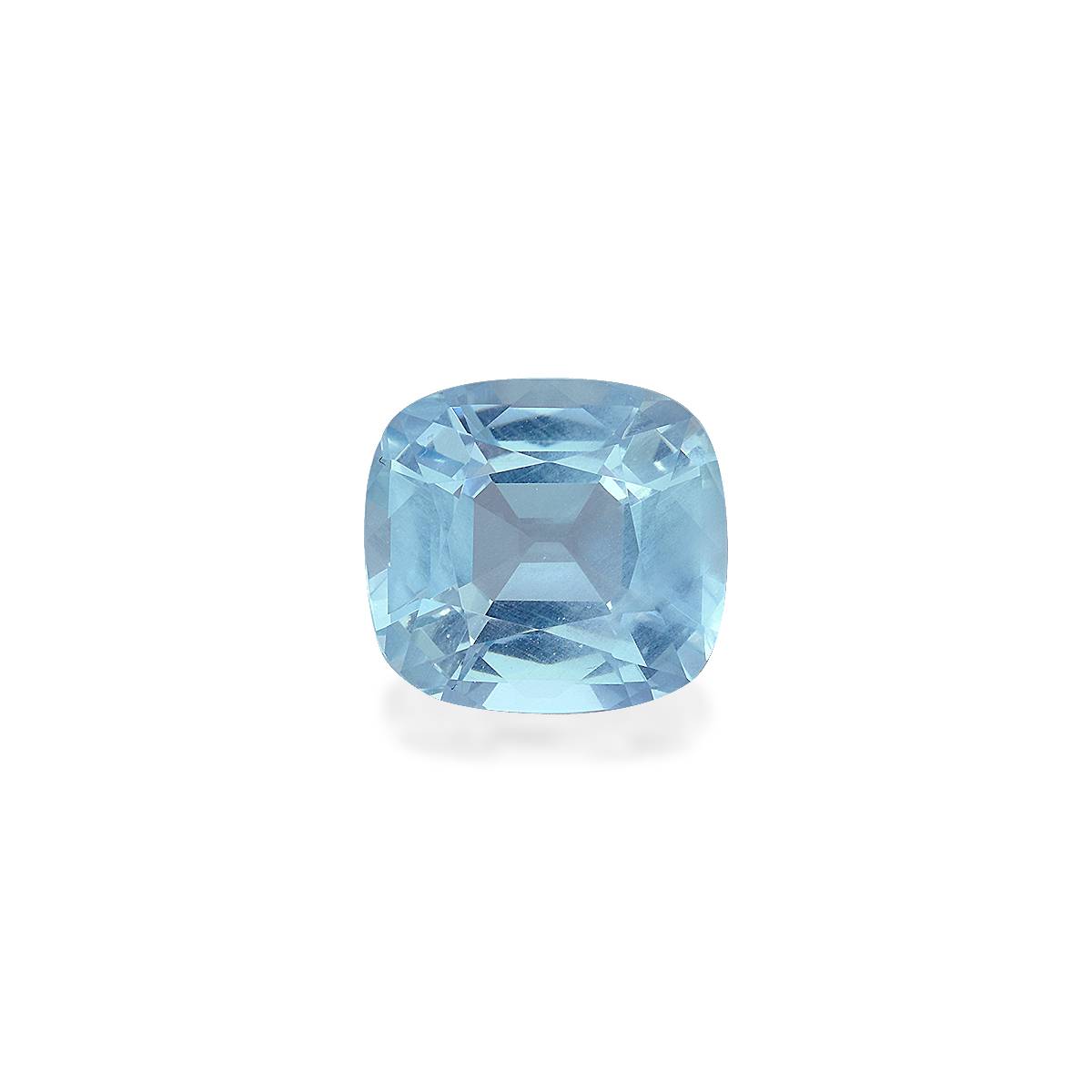 baby blue aquamarine, 7.89ct cushion cut — main view