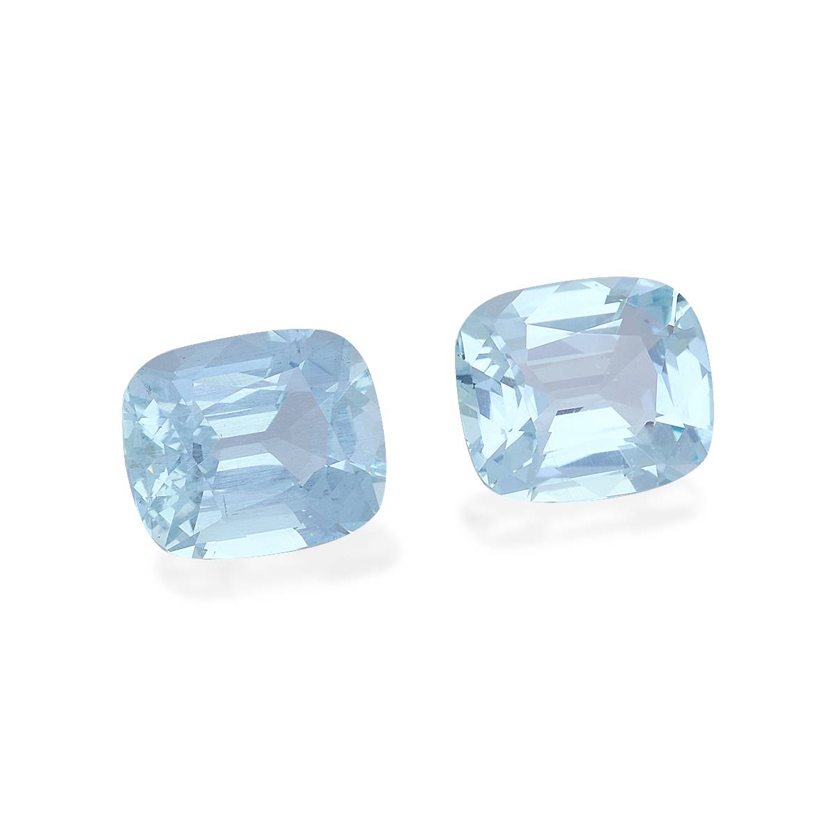 baby blue aquamarine, 13.36ct cushion cut — view 3