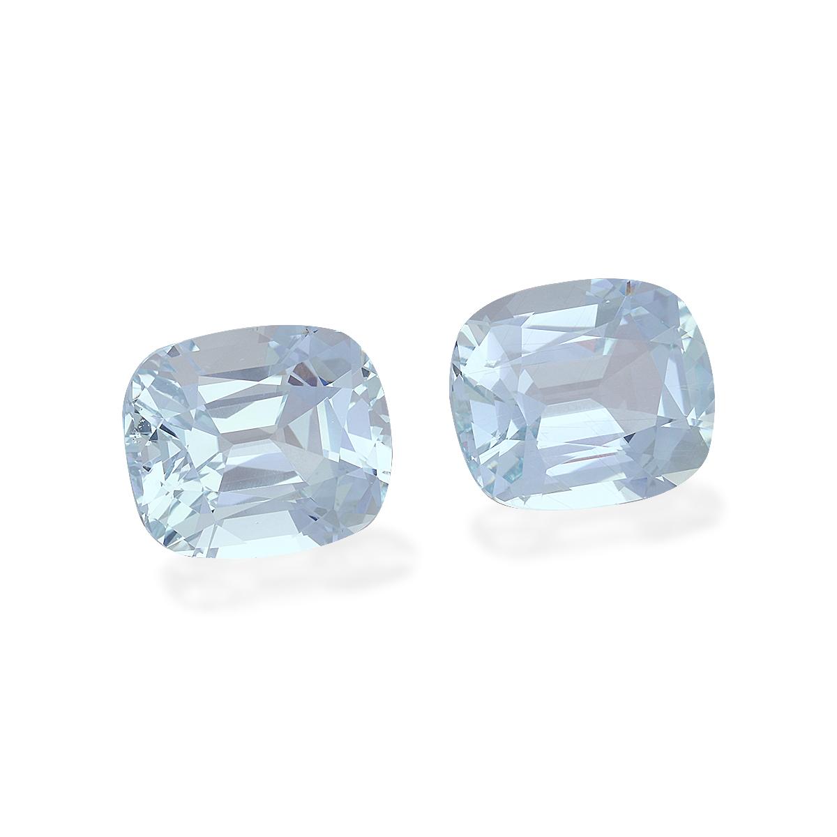 sky blue aquamarine, 18.55ct cushion cut — view 3