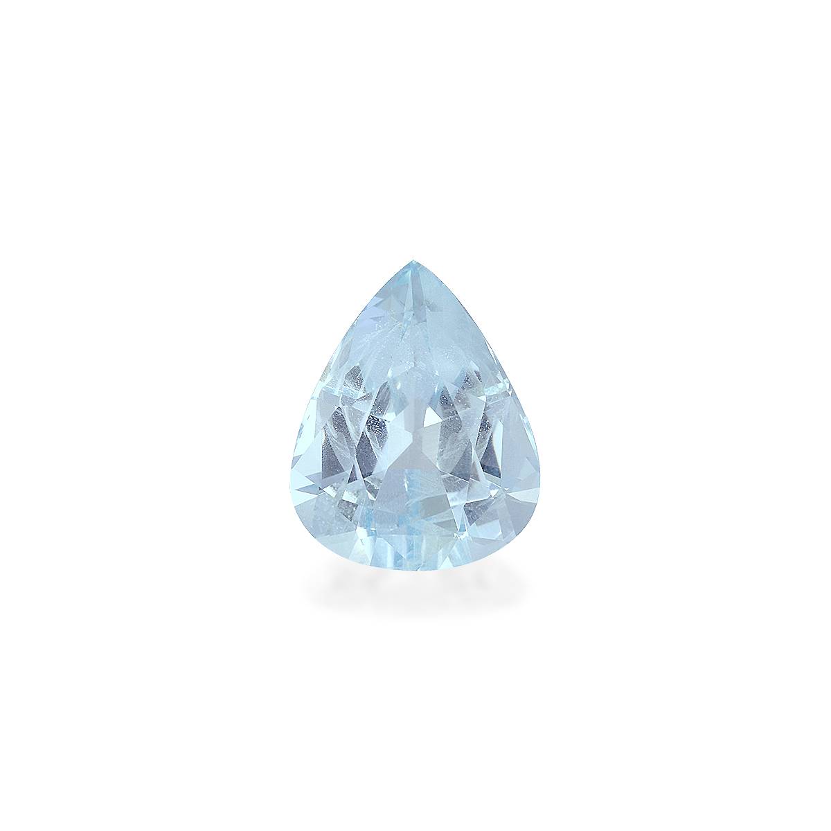 baby blue aquamarine, 6.44ct pear cut — main view