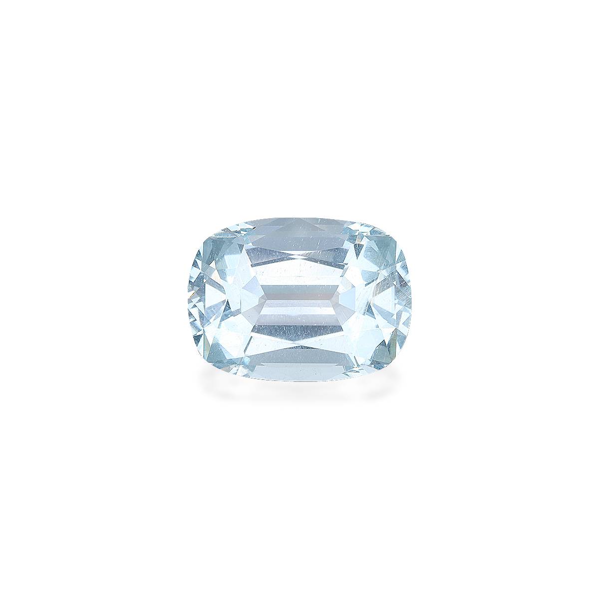 baby blue aquamarine, 9.73ct cushion cut — main view