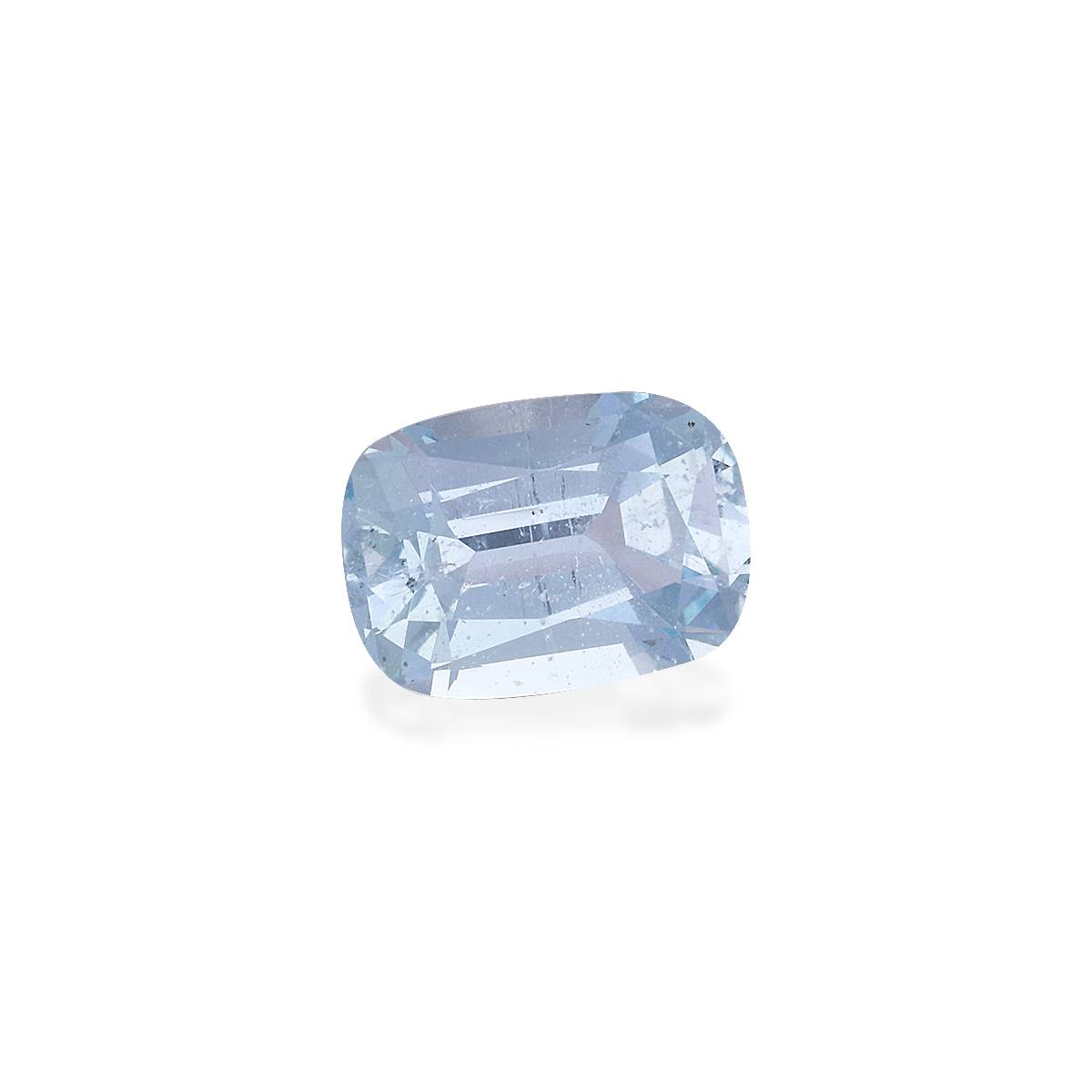 baby blue aquamarine, 2.87ct cushion cut — view 3