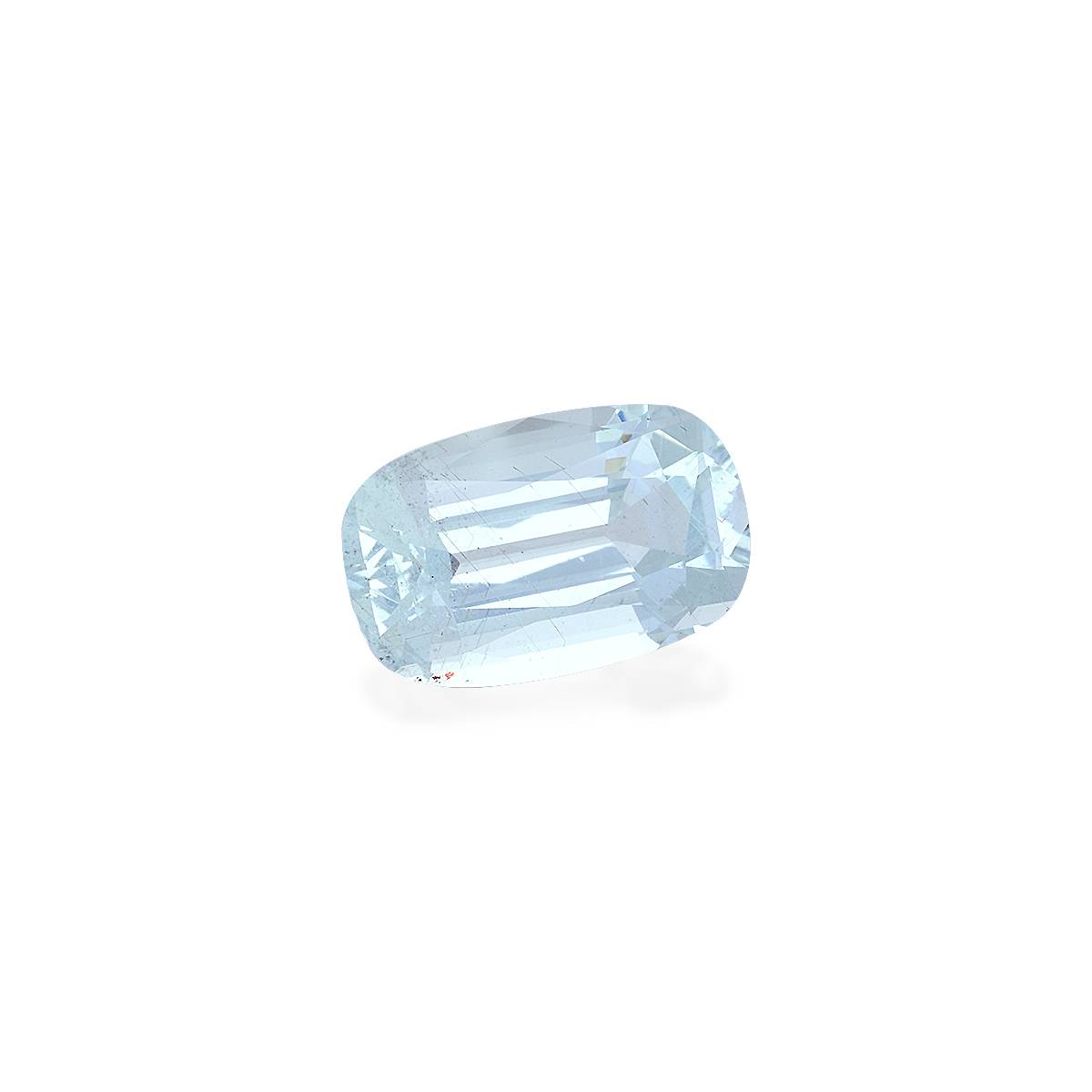 baby blue aquamarine, 8.48ct cushion cut — view 3