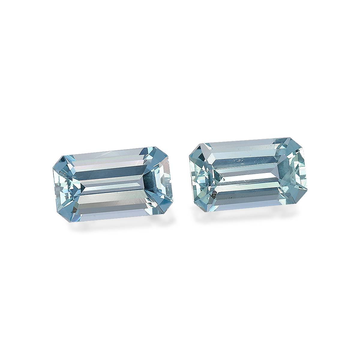 baby blue aquamarine, 6.97ct rectangular cut — view 3