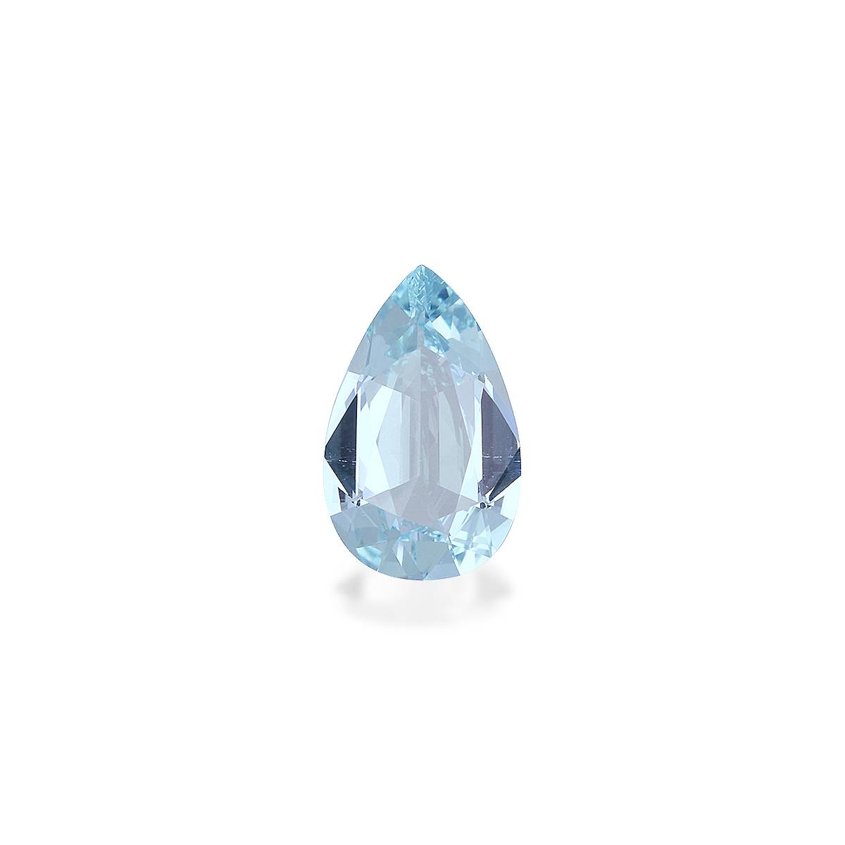 baby blue aquamarine, 3.27ct pear cut — main view
