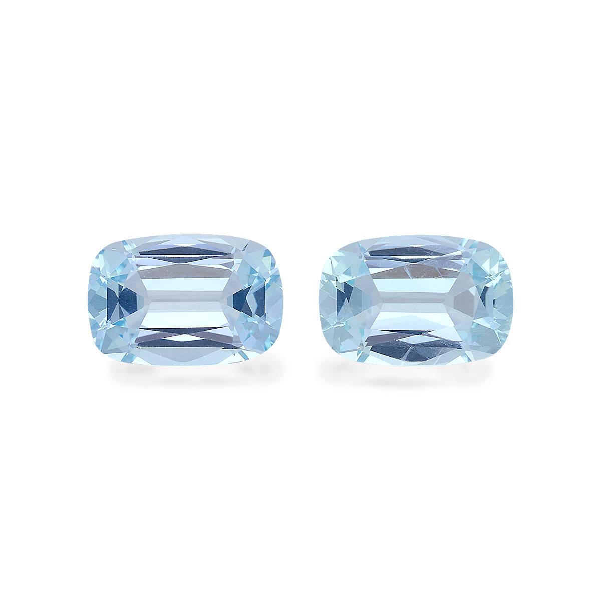 baby blue aquamarine, 6.47ct cushion cut — main view