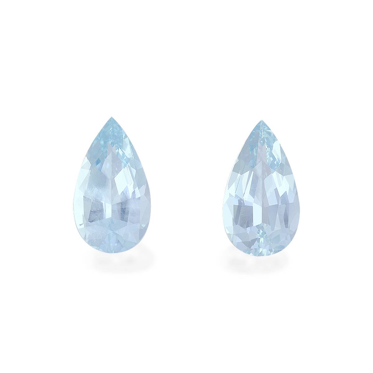 Baby Blue Aquamarine 8.17ct Pair