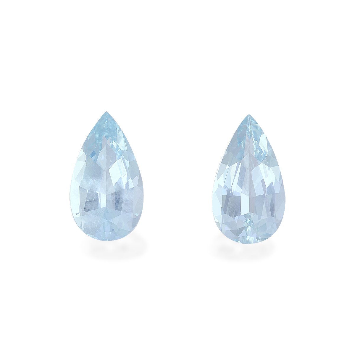 baby blue aquamarine, 8.17ct pear cut — main view