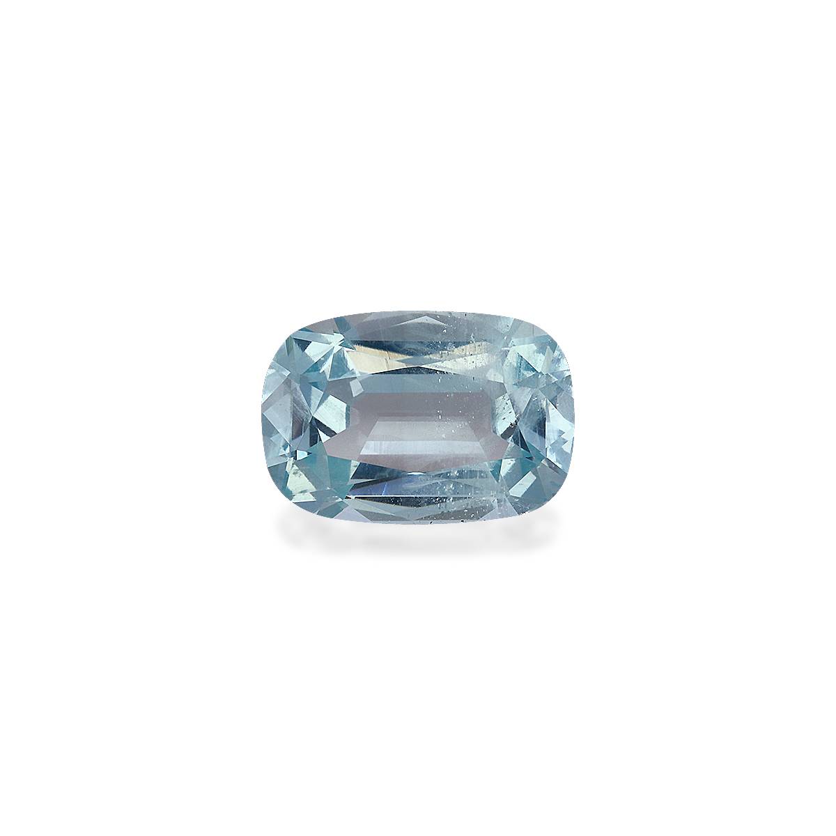 blue aquamarine, 4.47ct cushion cut — main view